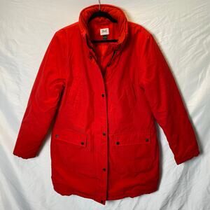 Everlast‎ Sport Women's Parka Long Coat Size XL Cherry Red Winter Jacket